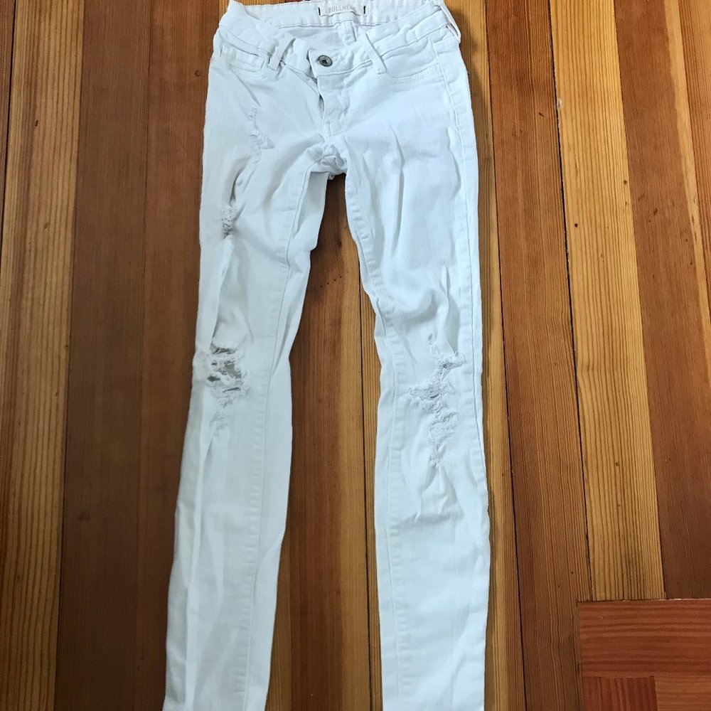 White Ripped Jeans - Picture 2 of 3